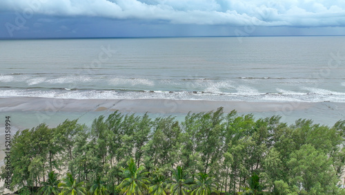 Fotografie Bay of bengal, sea cox,s bazar, chittagong, bangladesh