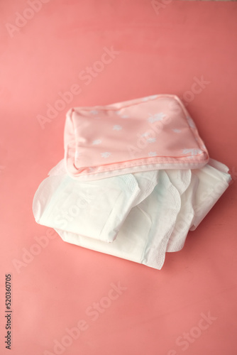 close up of sanitary pad on a table 