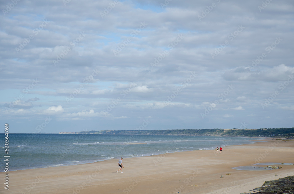 Utah Beach in Normandy, one of the most important places for the landing in Nomandy 1944 at the end of the second world war