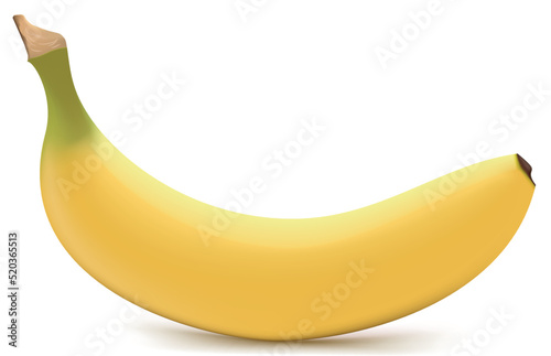 banana isolated on white background