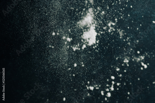 Flour in the air