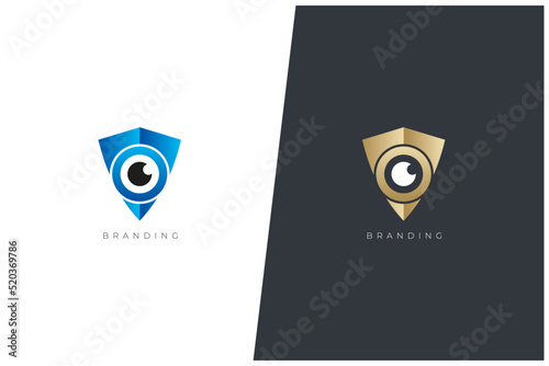 Multimedia Production Vector Logo Concept