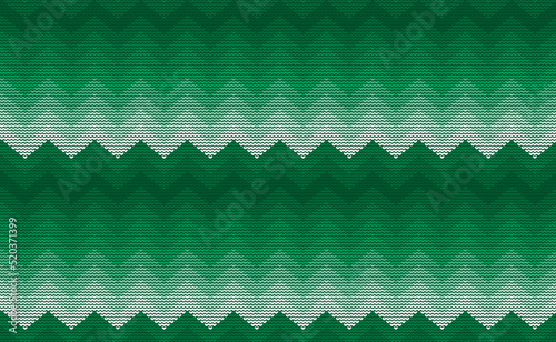 Embroidery Pattern, Knitted Element Background, Vector Aztec Style art, Cross stitch Continuous vintage