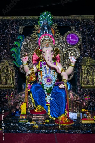 Photo Ganesh chaturthi ganesh ji god statue