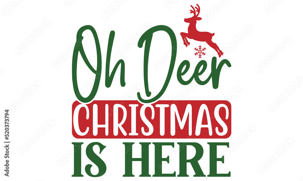 Fototapeta premium Christmas Quotes SVG Designs 