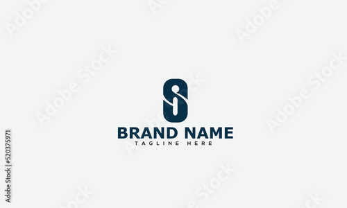 Logo design letter SI . Elegant modern. Vector template.