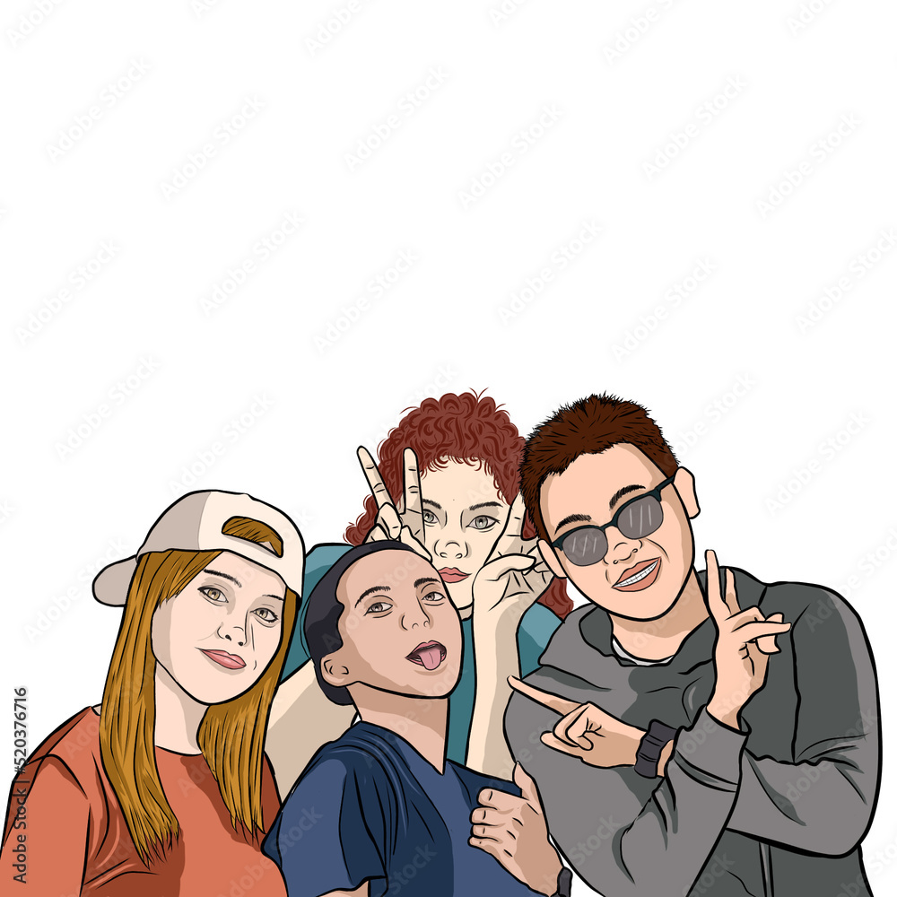 group of friends group of friends