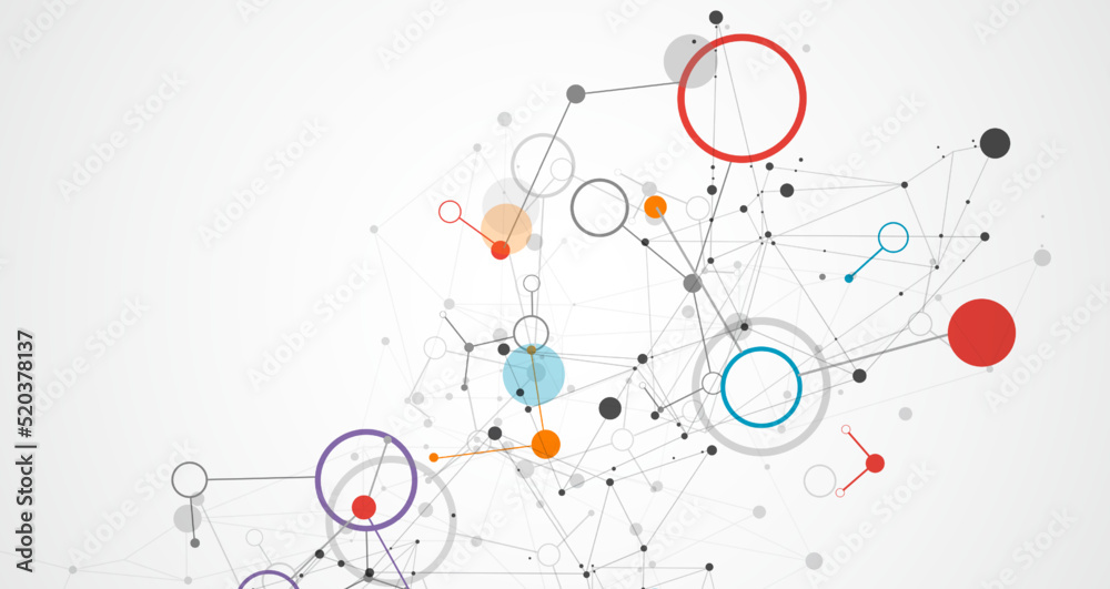 Template for science and technology presentation. Plexus style background. Template for science and technology presentation. Plexus style background.