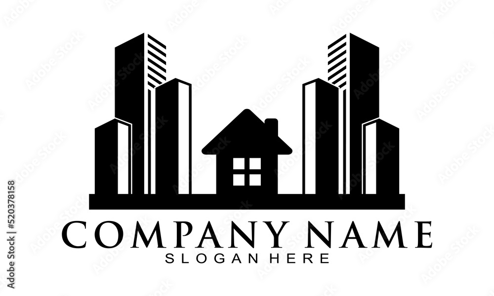 House and building vector logo