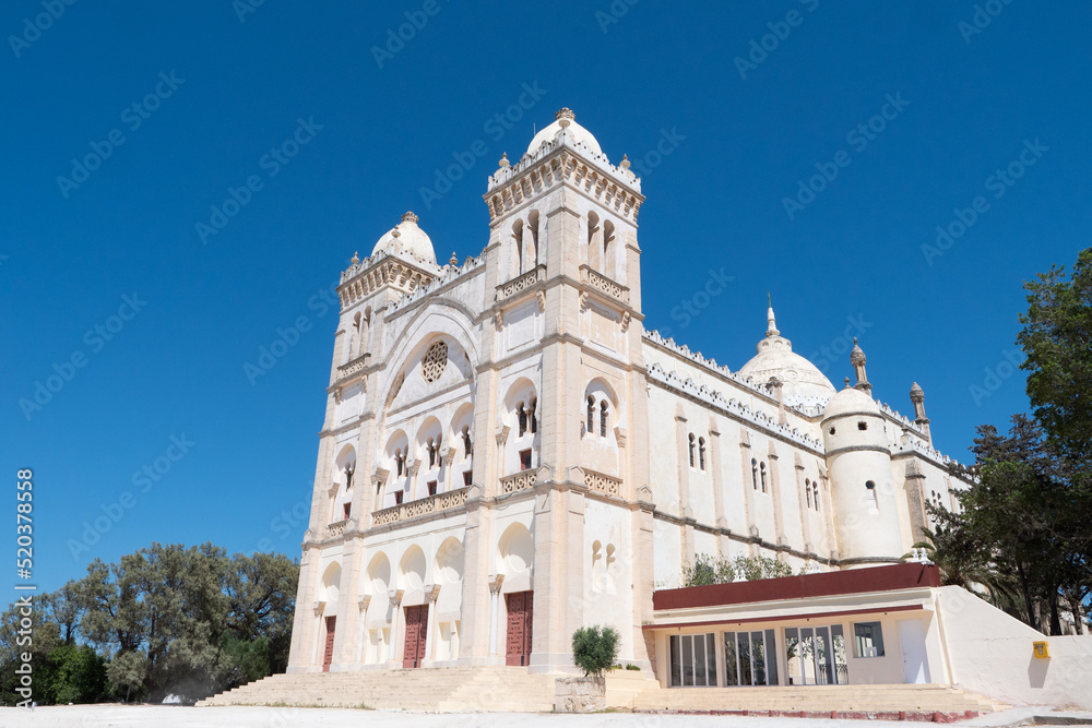 Saint Louis Cathedral, catholic church located in Tunisia.
