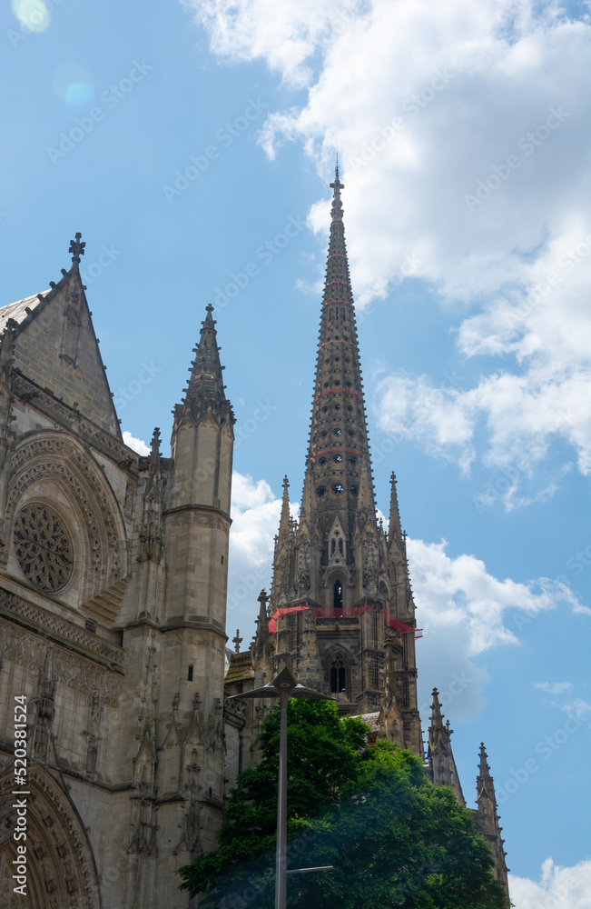 Basilica Saint Michel in the city of Bordeaux, France