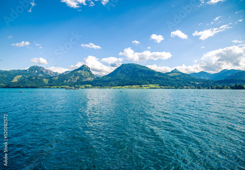 Wolfgangsee, Sankt Wolfgang im Salzkammergut, View of lake