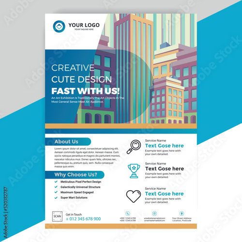 Abstract business commercial flyer, Company Profile, Magazine, Annual Report, Newsletter, Flyer design templates