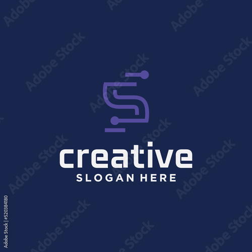 s creative logos minimalist trendy shape letter s logos simple creative geometric sign logos