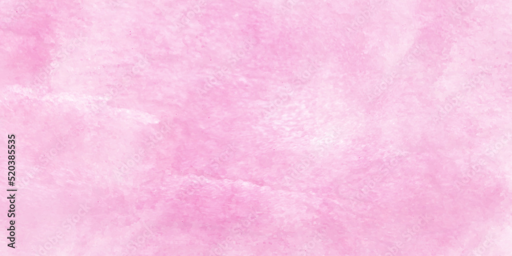 Beautify and blurry soft tone pink color texture, Bright and decorative pink texture painted with watercolor and vintage grunge, Stylist pink background for wallpaper and design.