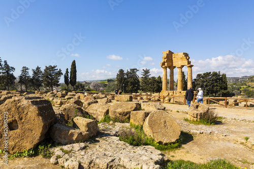 Temple of the Dioscuri and sanctuary of the chthonic divinities photo