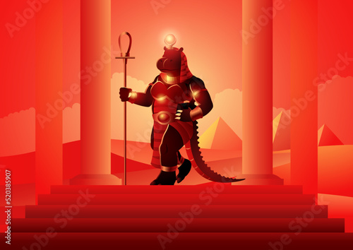 Taweret the protective ancient Egyptian goddess of childbirth and fertility