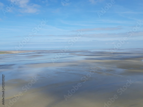 Low tide in Normandy
