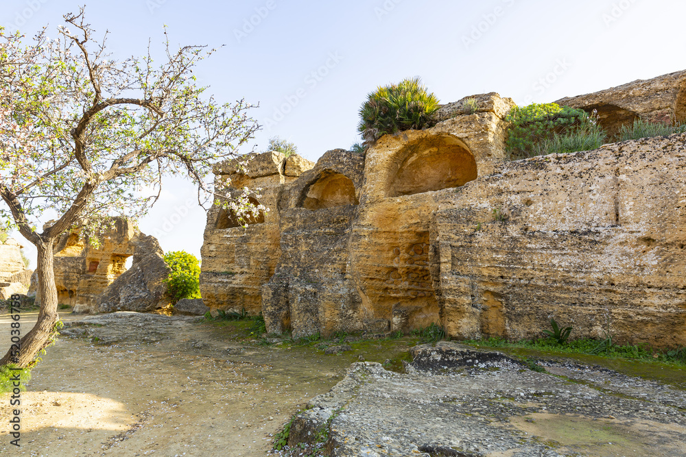 Byzantine and early Christian necropolis in the Valley of the Temples in Agrigento