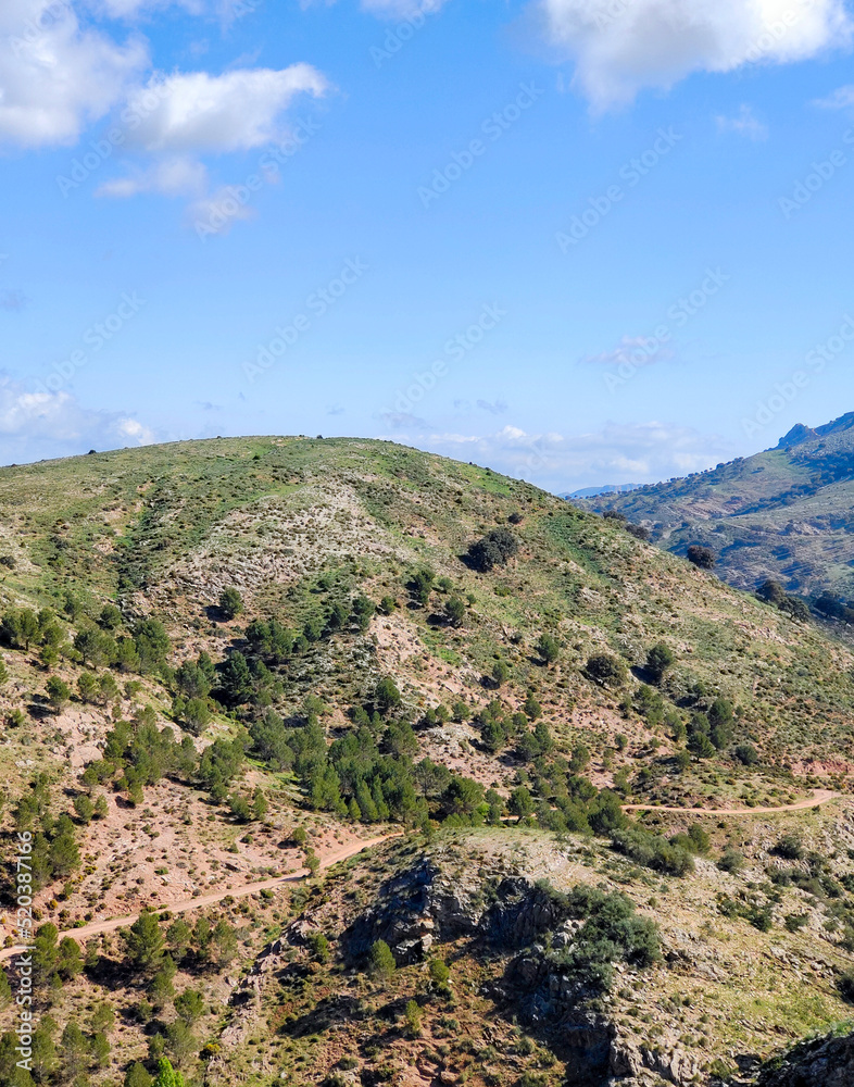 Mountains in Malaga province
