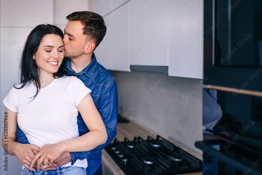 An attractive young woman and a handsome man enjoy spending time An attractive young woman and a handsome man enjoy spending time