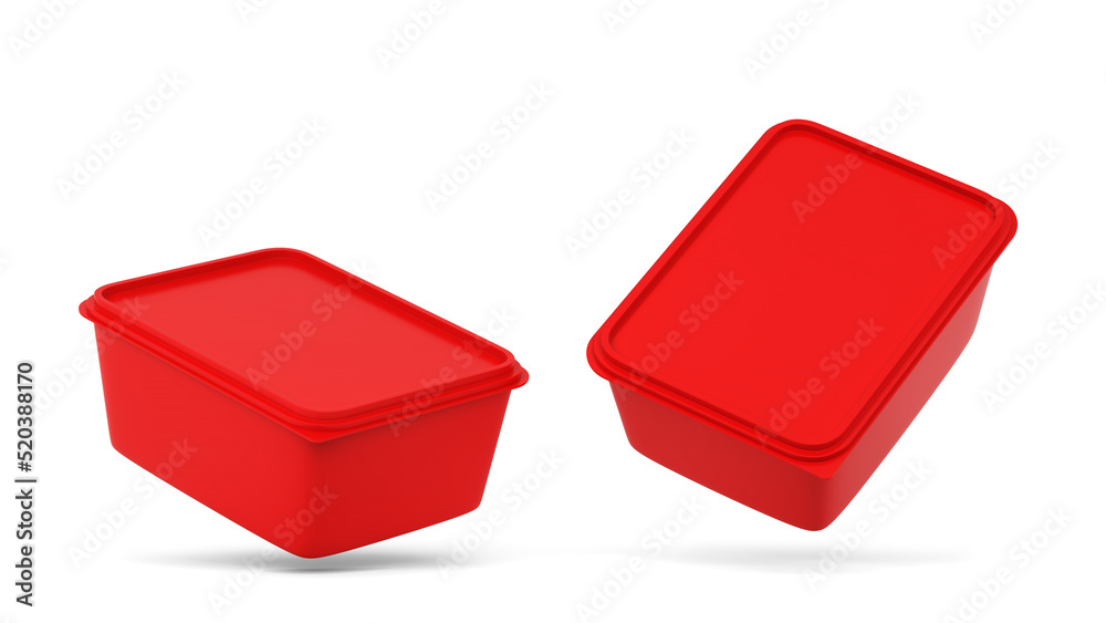 Fototapeta premium Plastix food container mockup