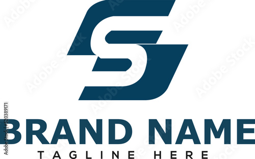 Logo design letter S . Elegant modern. Vector template.