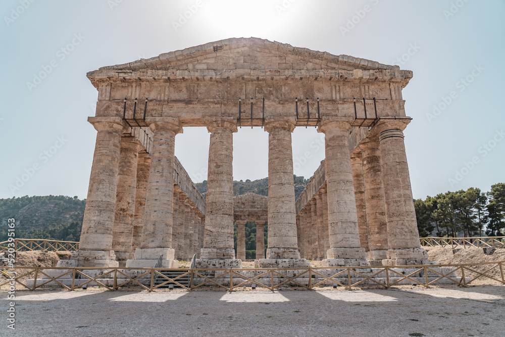 Temple of Segesta in Sicily.