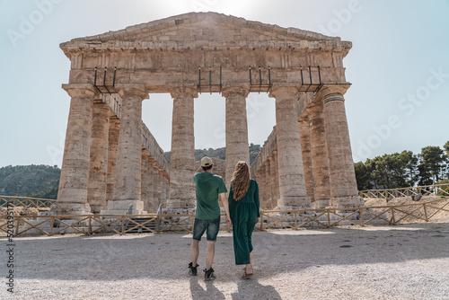 Принти на полотні Temple of Segesta in Sicily.