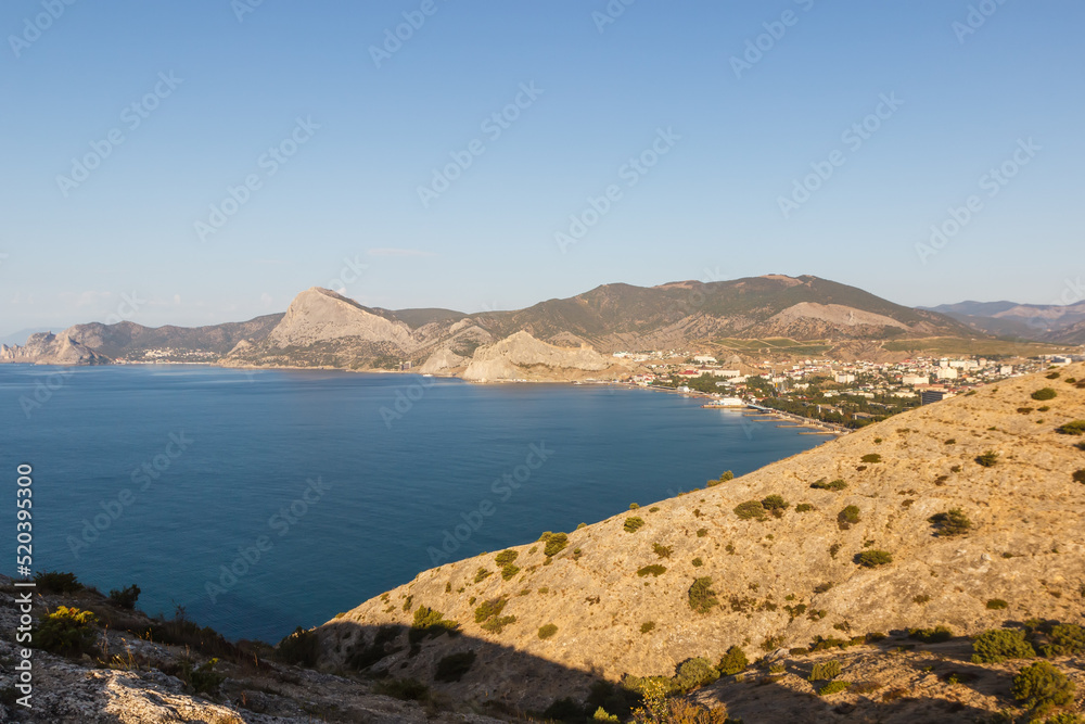 The Black Sea coast near Sudak The Black Sea coast near Sudak