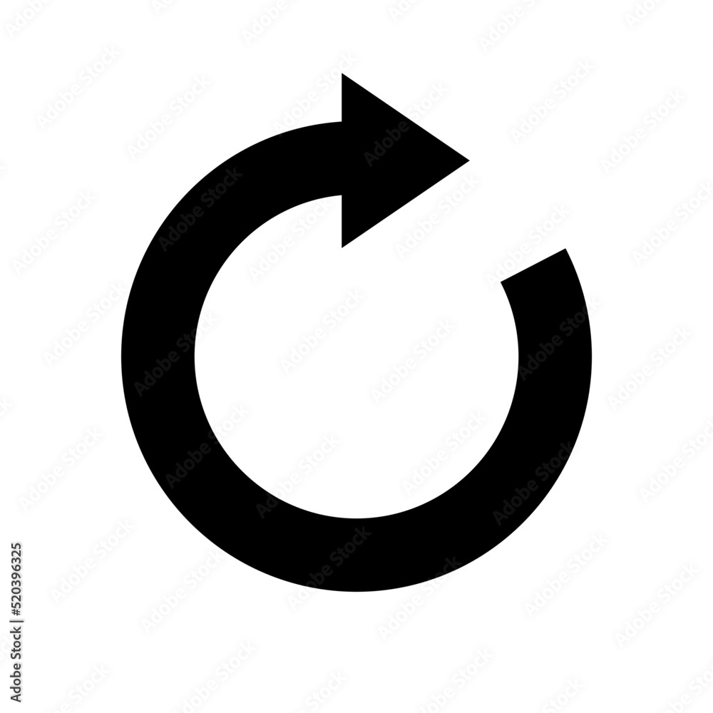 reload icon stock vector illustration flat design reload icon stock vector illustration flat design