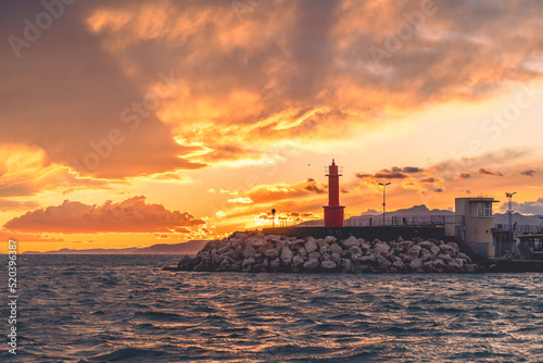 Sunset in Cambrils Port