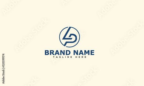 Logo design letter LP . Elegant modern. Vector template.