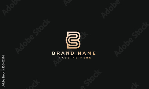 Logo design letter BC . Elegant modern. Vector template.