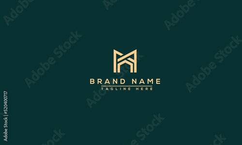 Logo design letter MN . Elegant modern. Vector template.