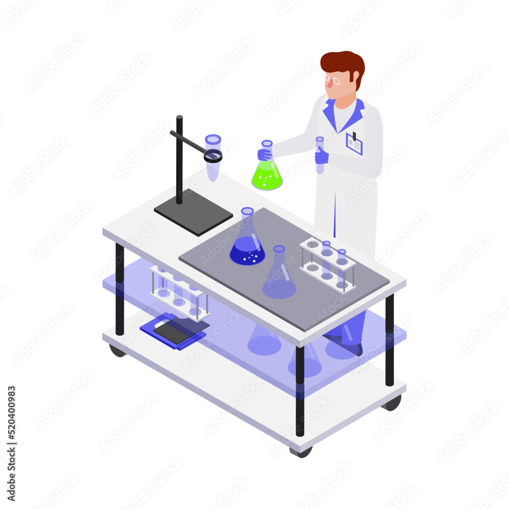 Bio Scientist Flasks Composition Bio Scientist Flasks Composition