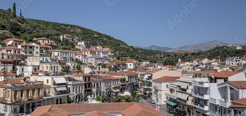 Gytheio, a port town on the north-eastern shore of the Mani Peninsula by the Laconian Gulf, Peloponnese, Greece © MoVia1