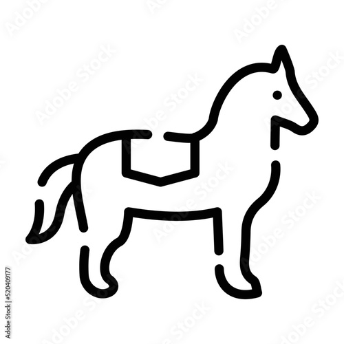 War horses was used for fight in old wars