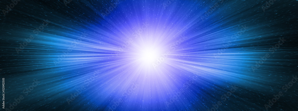Interstellar travel, supernova starburst, speed of light concept
