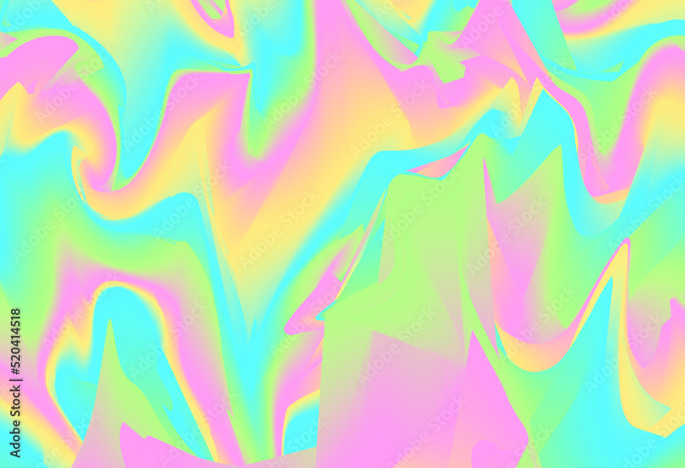 colorful curve, geometric, gologram colorful curve, geometric, gologram