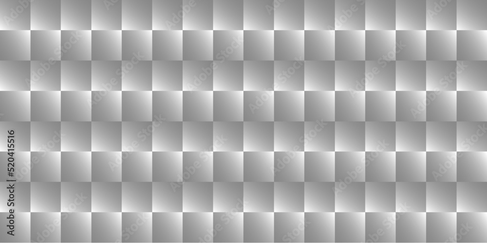 Abstract 3d white geometric background template with shadow. Checkerboard texture. Pattern from pieces of paper. Vector design illustration