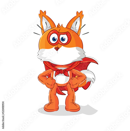 fox heroes vector. cartoon character