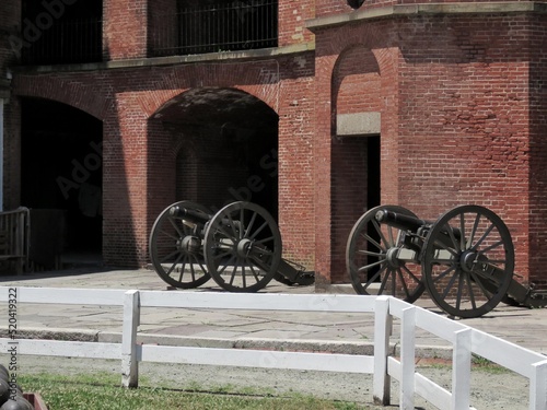 Cannons at fort Delaware  photo