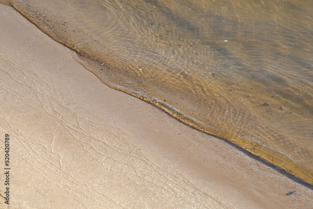 Fototapeta premium waves on the beach