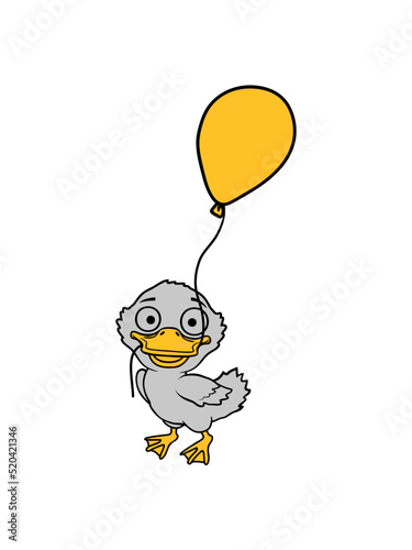 Luftballon kleines süßes Entenküken 