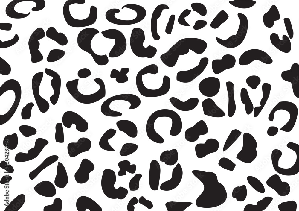 vector leopard print