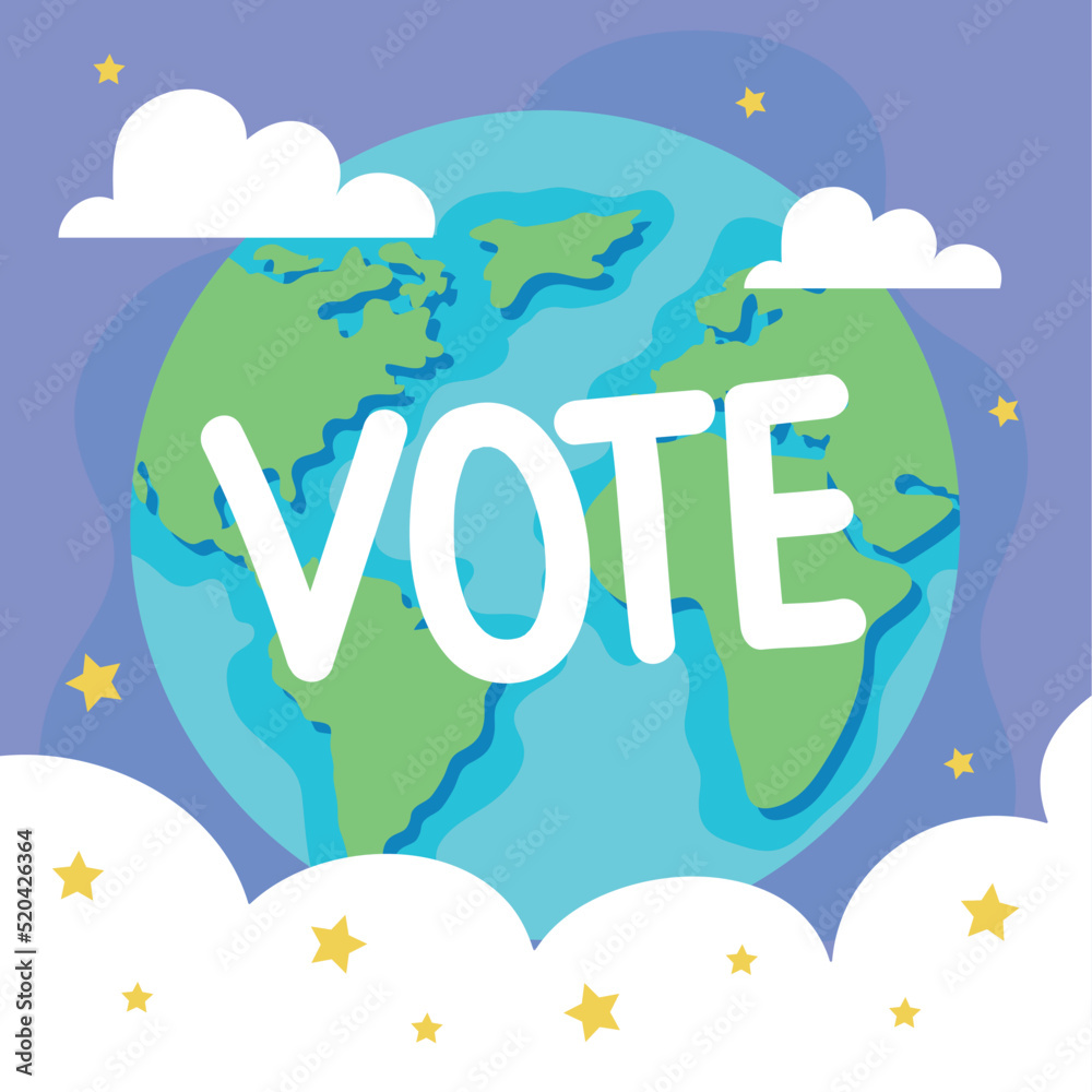 vote word in earth planet
