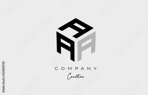 A grey three letter alphabet letter logo icon design. Creative template for business and company