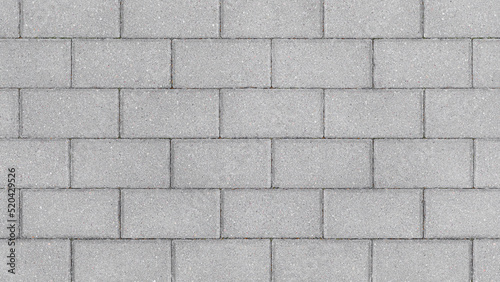 Fotografie, Obraz Grey brick wall background close up