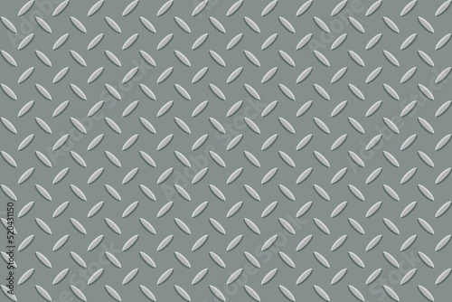 Metal floor texture seamless vector pattern